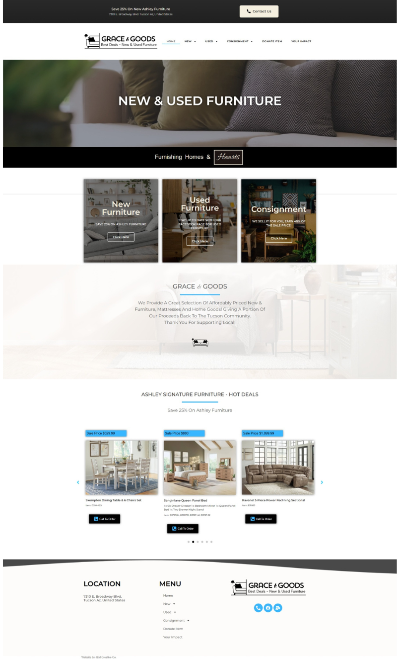 Furniture Store Website