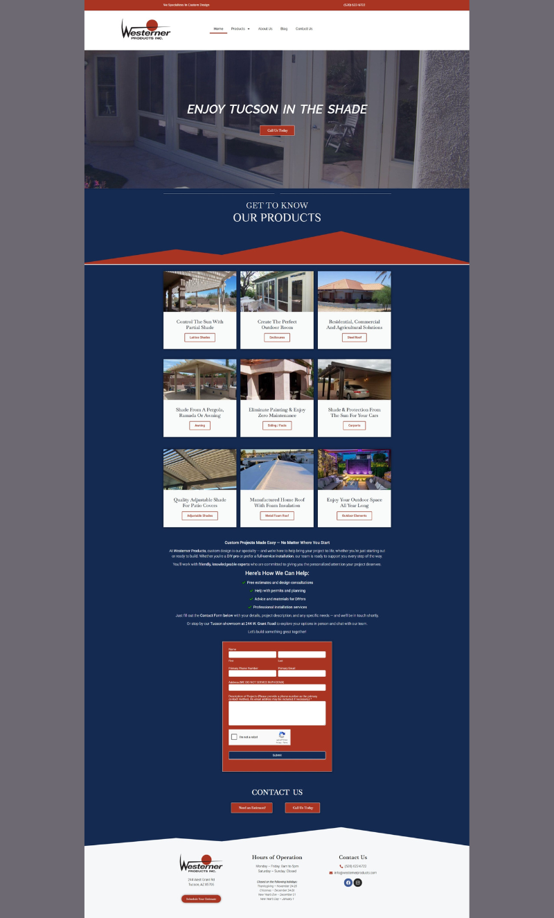 Roofing Website