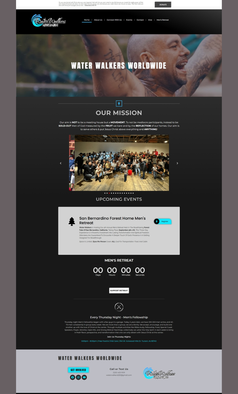 WaterWalkers Website